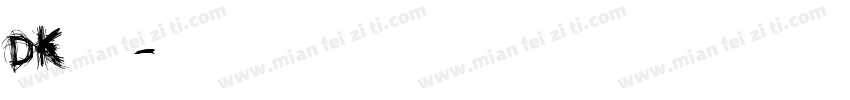 dk 黑体字体转换